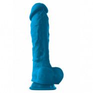 COLOURSOFT 8'' SOFT DILDO BLUE