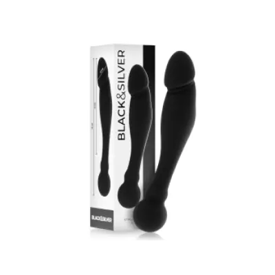 BLACK&SILVER - KARL G-POINT STIMULATING DILDO 18 CM
