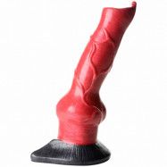 Creature Cocks Hell-Hound Canine Penis Dildo i Silikon 20,5 cm - Red