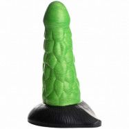 Creature Cocks Radioactive Reptil Silikondildo 19,8 cm - Grön