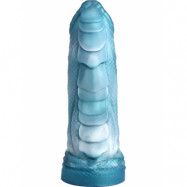 Creature Cocks: Sea Serpent, Blue Scaly Silicone Dildo