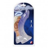 Crystal Clear Curved Dildo 22 cm