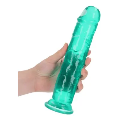 Crystal Clear dildo 23 cm, Turkos