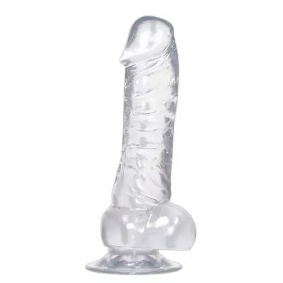 Crystal Clear Dildo utan Produktetikett