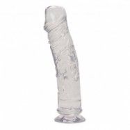 You2Toys Crystal Clear Jelly Dildo med Sugpropp  - Klar