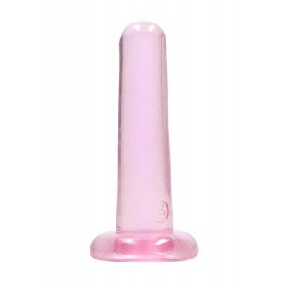 Crystal Clear non realistic dildo 13 cm, Pink
