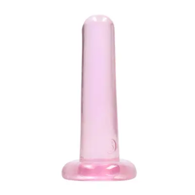 Crystal Clear non realistic dildo 13 cm, Pink