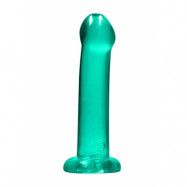 Crystal Clear non realistic dildo 17 cm, Turkos