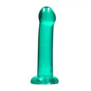 Crystal Clear non realistic dildo 17 cm, Turkos