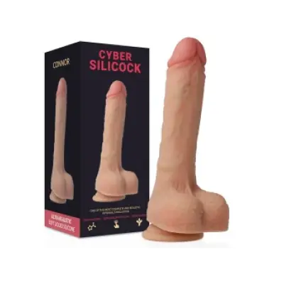 Cyber Silicock Connor Ultra Realistic Soft Liquid Silicone 20.5 Cm -O- 3.7 Cm