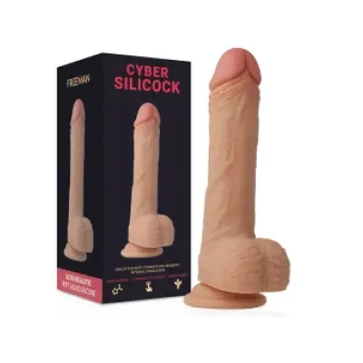 Cyber Silicock Freeman Ultra Realistic Soft Liquid Silicone 20 Cm -O- 3.8 Cm