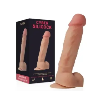 Cyber Silicock Oliver Ultra Realistic Soft Liquid Silicone 19 Cm -O- 3.9 Cm
