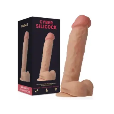 Cyber Silicock Ultra Realistic Soft Liquid Silicone Dong 20.5 Cm -O- 4.1 Cm