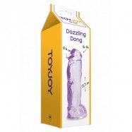 Dazzling Dong Purple - XXL Bamse dildo 21cm - Diameter 6 cm