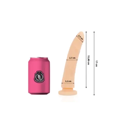 Delta Club Toys Dildo Natural Medical Silicone 17 Cm -O- 3 Cm