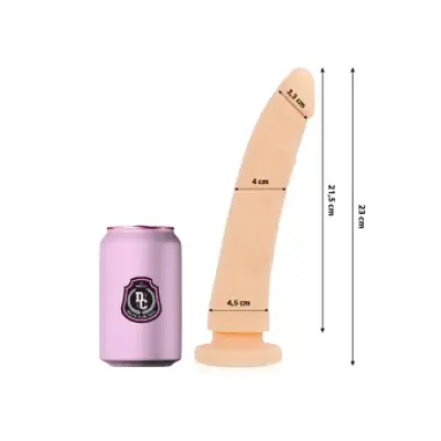 Delta Club Toys Natural Dildo Medical Silicone 23 Cm -O- 4.5 Cm