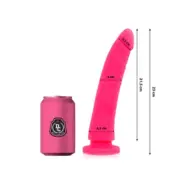 Delta Club Toys Pink Dildo Medical Silicone 23 Cm -O- 4.5 Cm