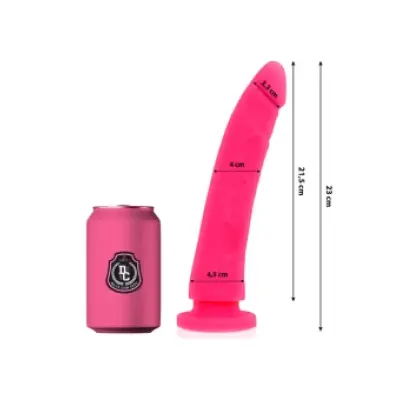 Delta Club Toys Pink Dildo Medical Silicone 23 Cm -O- 4.5 Cm