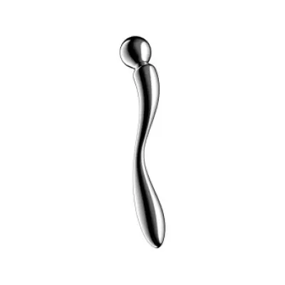 SATISFYER - STAR FORCE 2 STAINLESS STEEL DOUBLE-ENDED DILDO