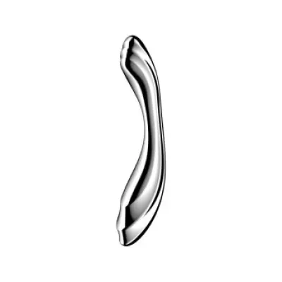 SATISFYER - PURE GRAVITY 2 STAINLESS STEEL DOUBLE-ENDED DILDO