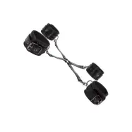 Diabolique Black Hog-Tie With Cuffs