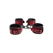 Diabolique Dark Hog-Tie With Cuffs Red