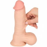 Dildo Med Rörlig Hud 20 cm