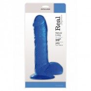 DILDO REAL RAPTURE BLUE 10 INCH