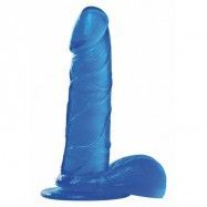 DILDO REAL RAPTURE BLUE 6.5 INCH