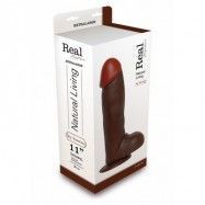 DILDO REAL RAPTURE BROWN 11 INCH