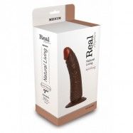 DILDO REAL RAPTURE BROWN 7 INCH