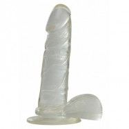 DILDO REAL RAPTURE CLEAR 6.5 INCH