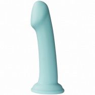 Dillio Platinum Big Hero Teal Dildo med Sugkopp 17,2 cm - Green