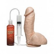 Doc Johnson: Squirting Realistic Cock, 19 cm, ljus