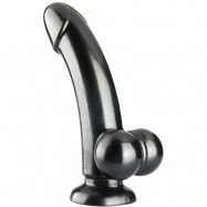 Dream Toys: Smooth & Sleek Metallic Dildo, Medium, 17 cm