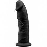 Dual Density Black Dildo 23 cm