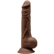 Dual Density Brown Dildo 24 cm