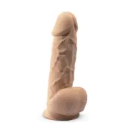 Dual Density Dildo med pung 22 cm
