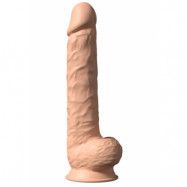 Dual Density Dildo med pung 38 cm