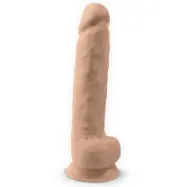 Dual Density Dildo med pung 38 cm