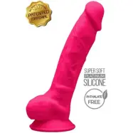 Dual Density Pink Dildo 18 cm