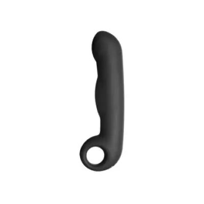 Electrastim Ovid Silicone Black Dildo