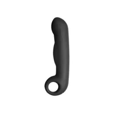 Electrastim Ovid Silicone Black Dildo