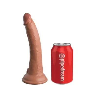 King Cock Elite Realistic Silicone Dildo 17.8 Cm Caramel