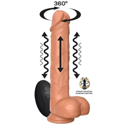 Flavius Dildo With Thrusting, Waving& Vibration 23 cm