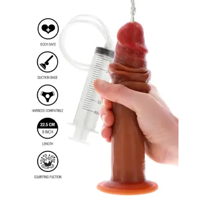 Foreskin Squirting Dildo 22,5 cm