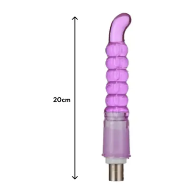 Fuck Me Harder Sex Machine Attachment 1 Ripple Dildo