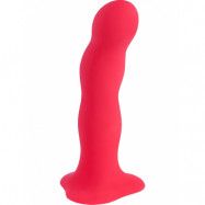 Fun Factory: Bouncer Rumbling Dildo, 18 cm, röd