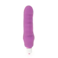 Genius - 2i1 Vibrator i Silikon - Lila