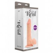 GET REAL 8.5 INCH VIBRATING FLESH DILDO